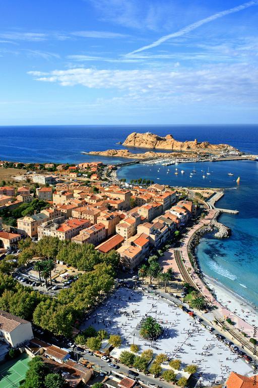 LʼÎle-Rousse Motel Le Vieux Moulin מראה חיצוני תמונה